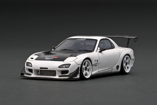 IG2187  FEED RX-7 (FD3S) White with carbon bonnet