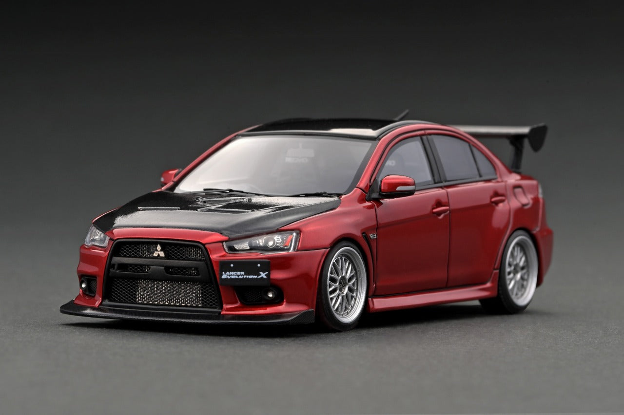 IG2569 Mitsubishi Lancer Evolution X (CZ4A) Red Metallic --- PREORDER (delivery in end Nov 2023)