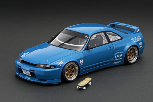 IG3027 PANDEM GT-R (BCNR33) Blue With Skate Board