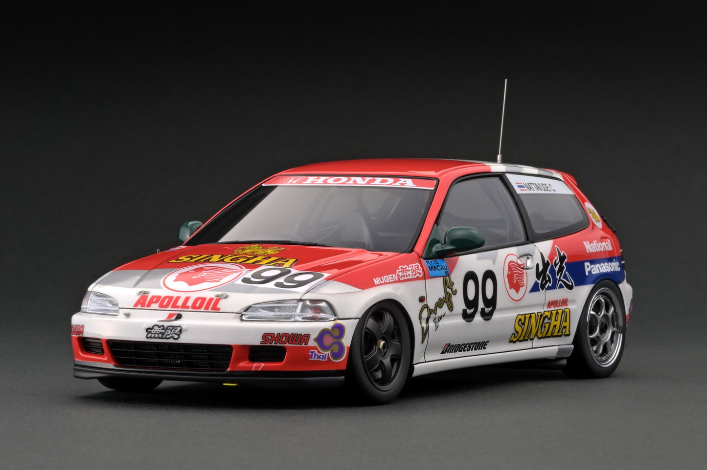 Order open Mon 22:00pm 13th Noevember, HK time zone (UTC+8)!! IG3051 出光 MOTION 無限 CIVIC (#99) 1994 Macau Cup Race