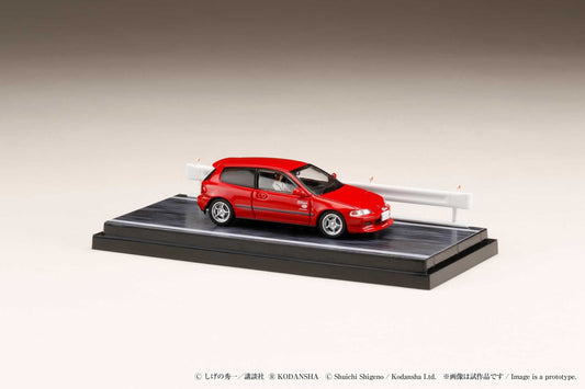 Hobby Japan  HJ641017HR  Honda CIVIC (EG6) Myogi Night Kids / Shingo Shoji (INITIAL D: Diorama Set with Driver Figure)