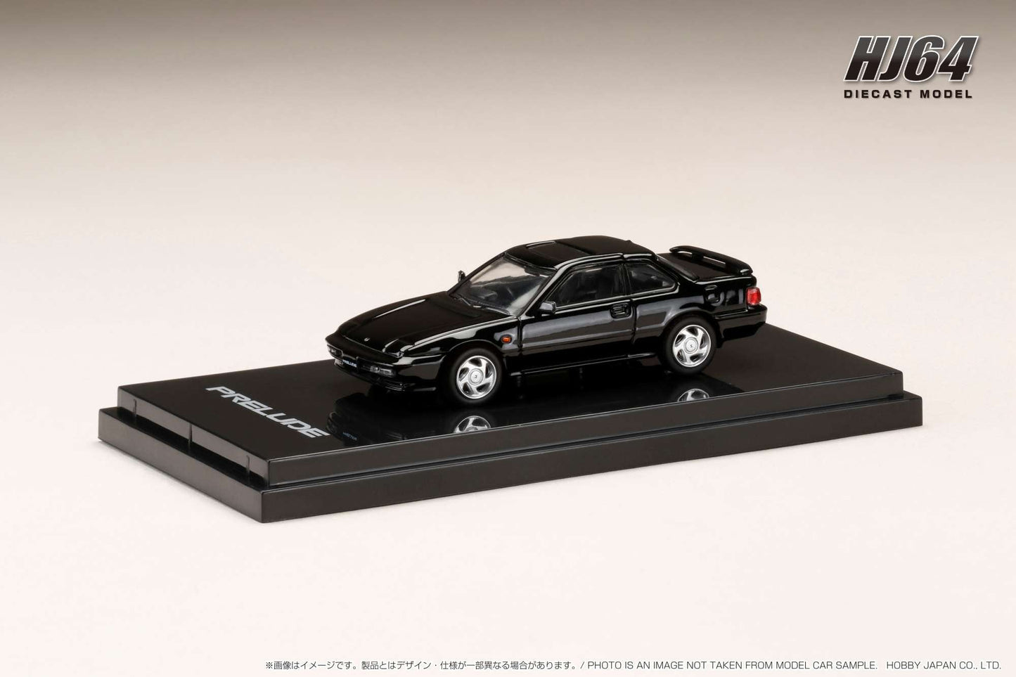 Hobby Japan HJ642002ABK Honda Prelude 2.0XX 4WS Special Edition (BA5-130) GRANADA BLACK PEARL