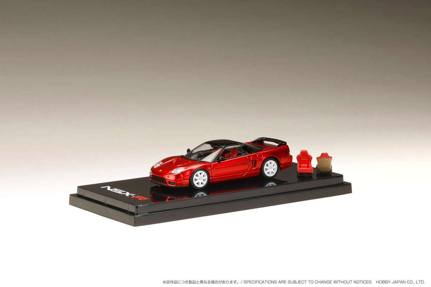 Hobby Japan HJ642015APR Honda NSX-R (NA2) with Genuine Seats Display Model  PEARL RED