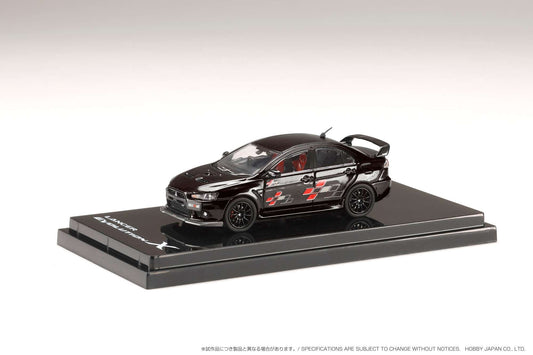 Hobby Japan HJ643053BBK MITSUBISHI LANCER EVOLUTION 10 RALLIARTPHANTOM BLACK PEARL