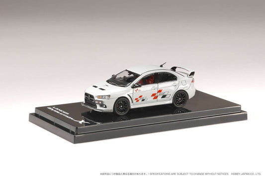 Hobby Japan HJ643053BWP MITSUBISHI LANCER EVOLUTION 10 RALLIARTWHITE PEARL