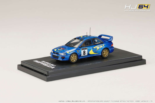 Hobby Japan HJR642041F SUBARU IMPREZA WRC 1997 #8 (RAC RALLY)